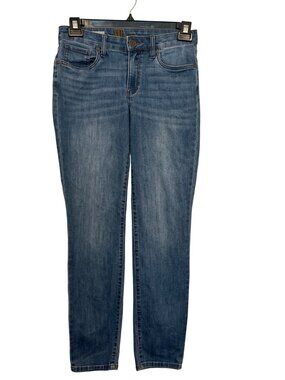Kut From The Kloth Carrie Boyfriend Jeans Womens Size L Medium Wash Denim